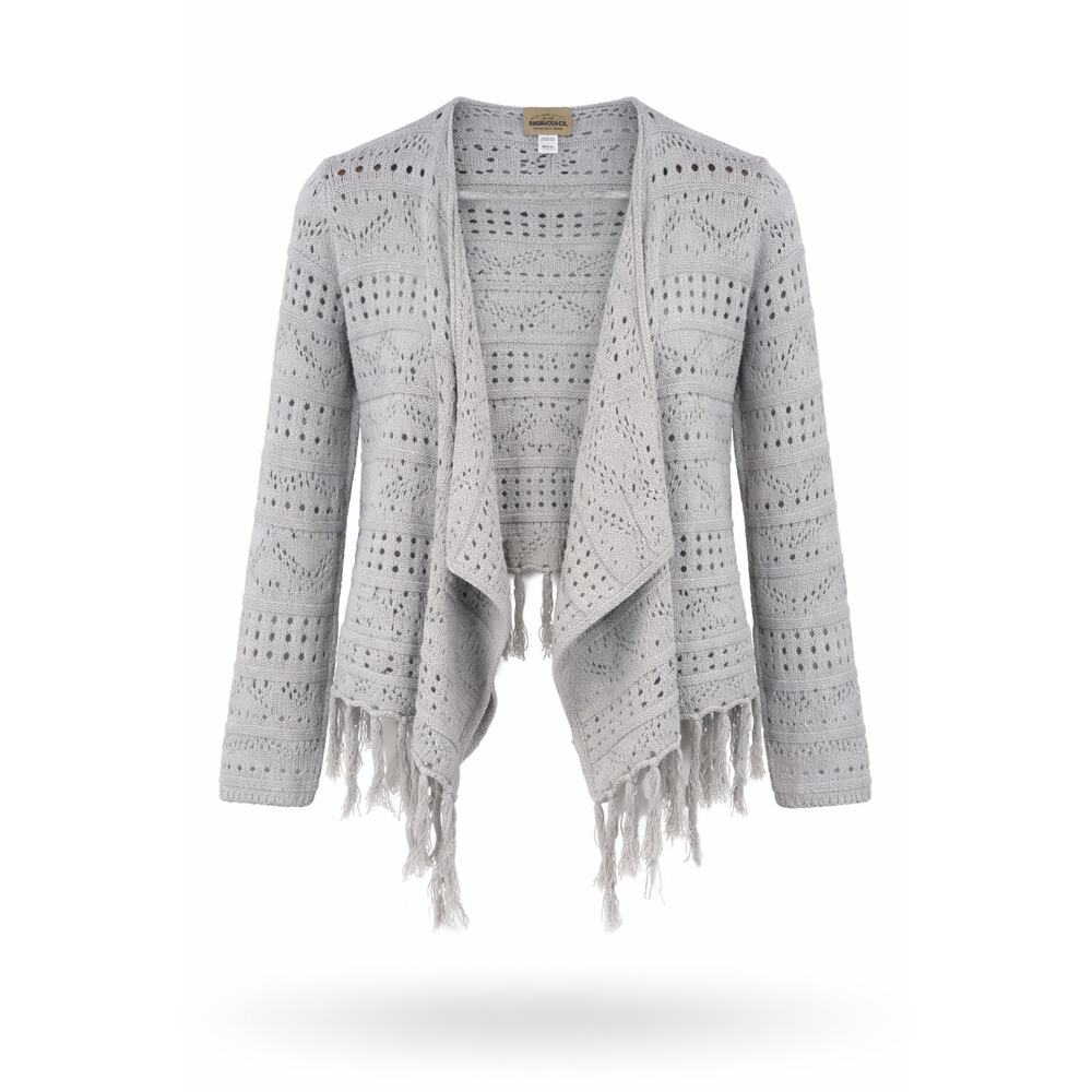Hippie Crochet Jacket Womens Size M Bohemian Cottagecore Peasant Y2K Festival